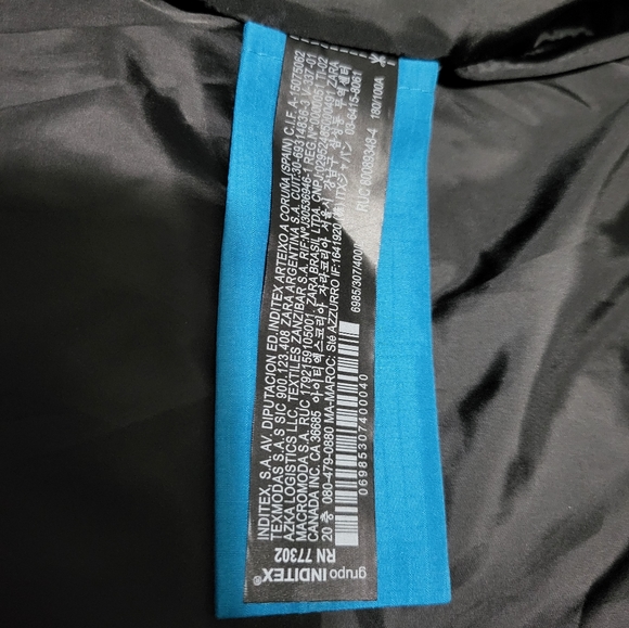 Zara Jacket Men Tan Black Long Sleeve Hooded Full Zip Pockets Comfort - Picture 8 of 11